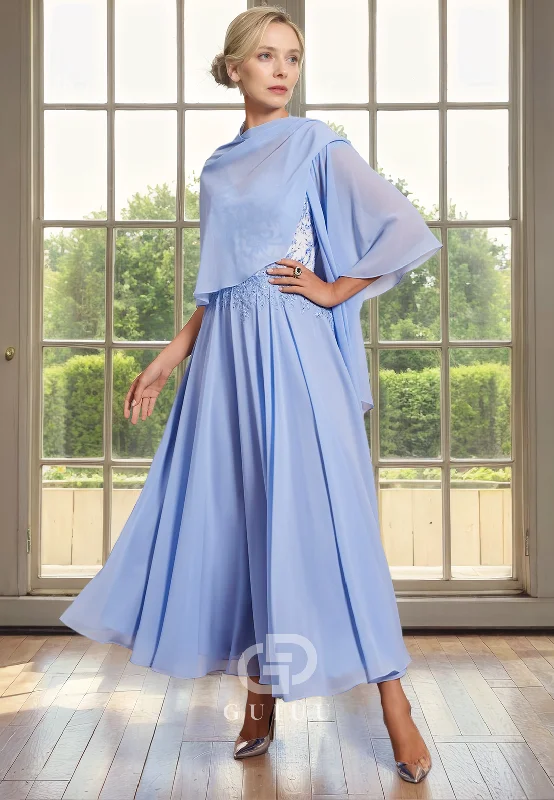 Best Bargains A-Line V Neck Short Cap Sleeves Lace Appliques Tea Length Mother of Bride Dress Best Bargains A-Line V Neck Short Cap Sleeves Lace Appliques Tea Length Mother of Bride Dress