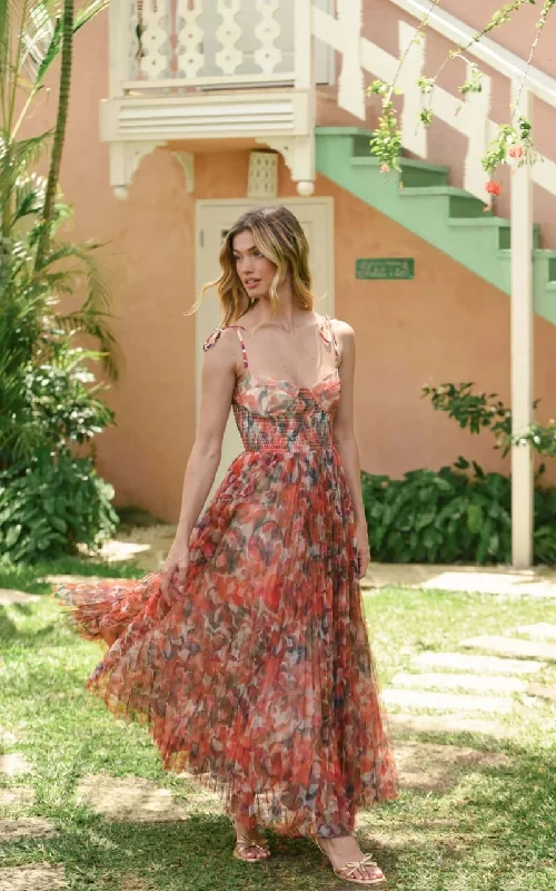 Special Discount Hutch- Brianna Tie Strap Gown