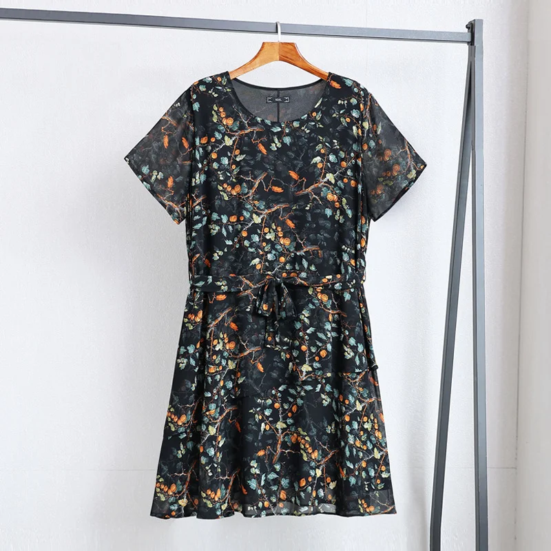 Clearance Items Plus Size Chiffon Dress (Extra Big Size)