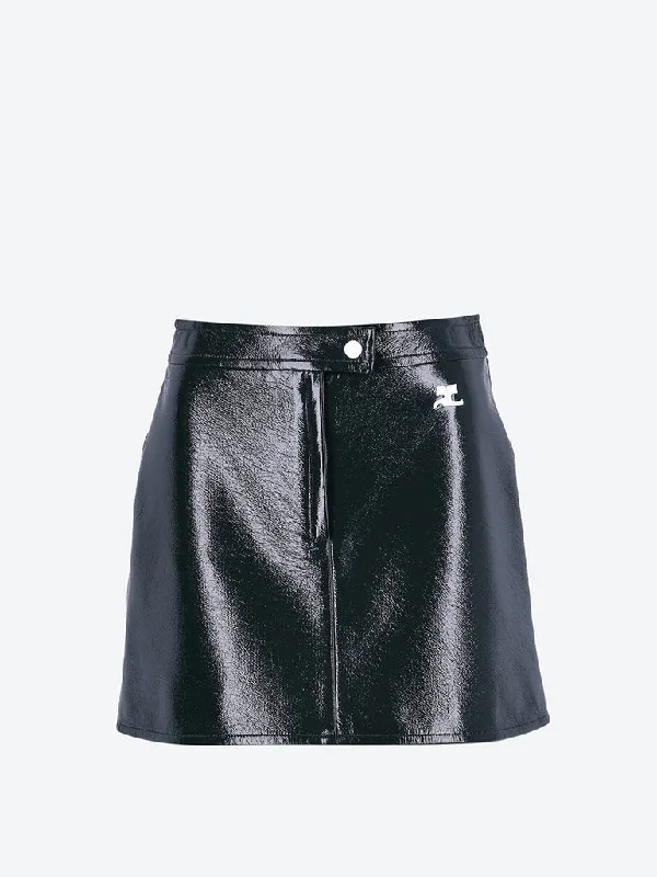 Discount Deals Reedition vinyl mini skirt