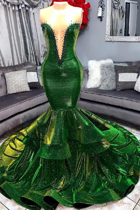 New Markdowns Green Gorgeous Ruffles Mermaid Prom Dresses Chic Sweetheart Appliques Long Evening Dresses New Markdowns Green Gorgeous Ruffles Mermaid Prom Dresses Chic Sweetheart Appliques Long Evening Dresses