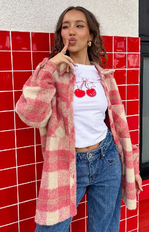 Extra Savings Neve Pink Check Jacket