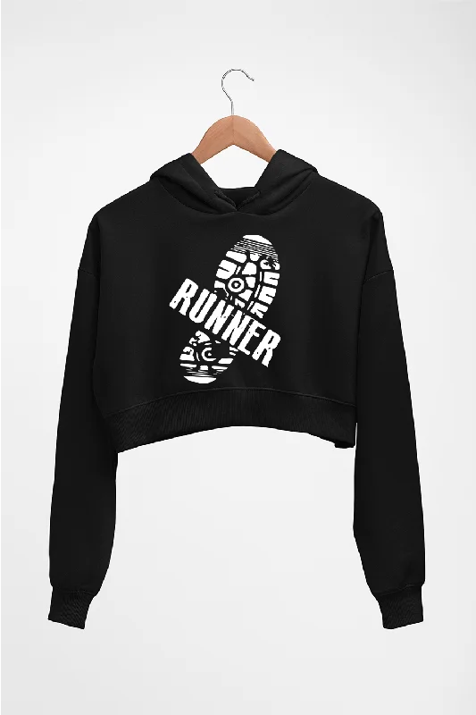 Now or Never Runner Running Crop HOODIE FOR WOMEN