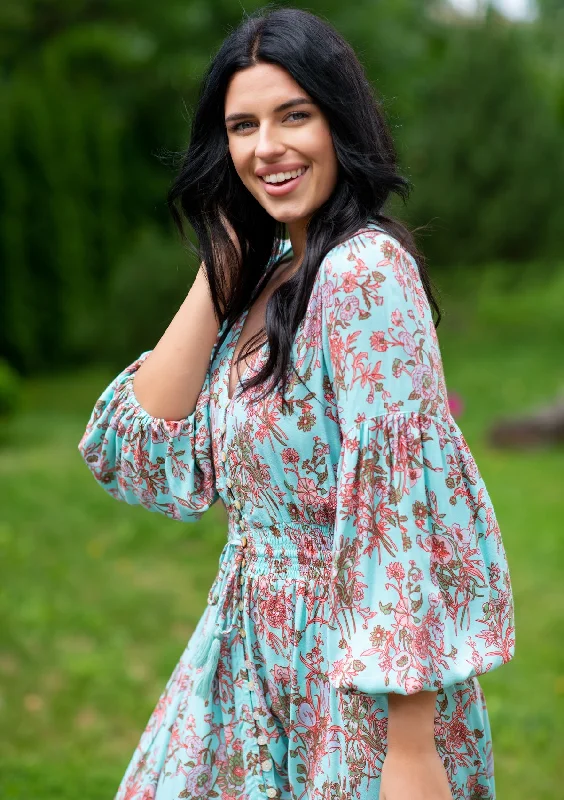 Big Discounts Simona Sky Tulips Dress