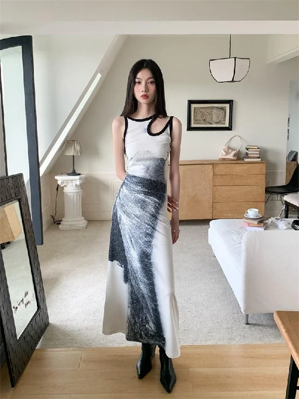 Bonus Savings Abstract Maxi Dress