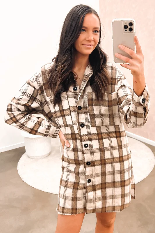 Fantastic Deals Athea Shirt Dress Brown