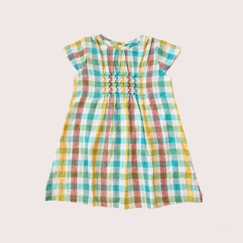 Major Savings Rainbow Smocked Dress