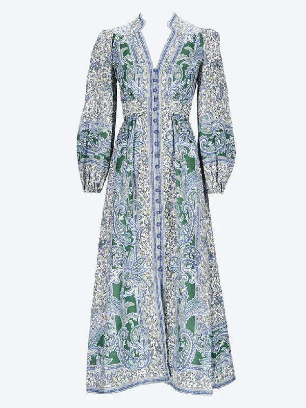 Deal Zone Ottie plunge midi dress