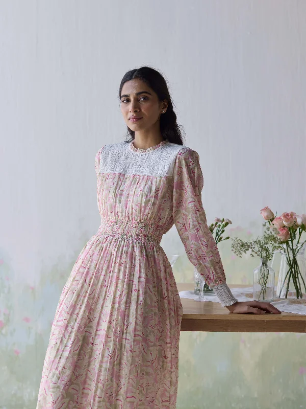 Now or Never Pastoral Idyll Midi Dress
