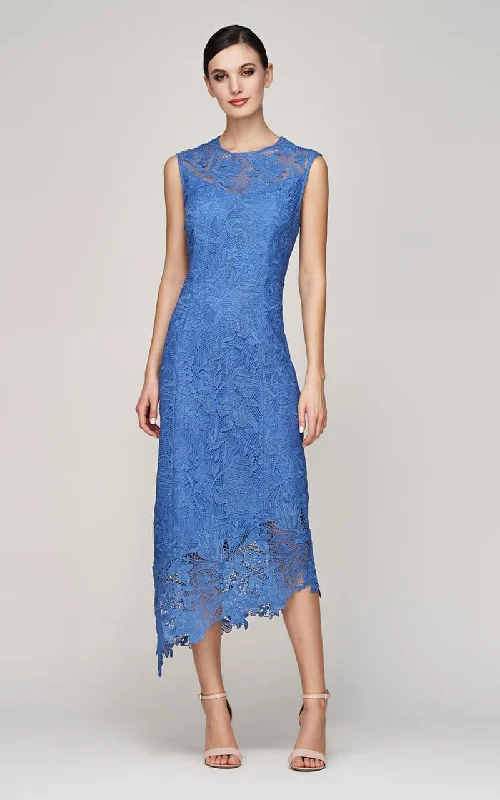 Savings Event Kay Unger- Imelda Asymmetric Midi Dress