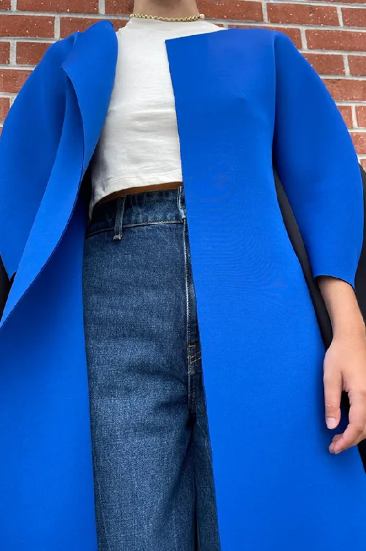New Deals Blue Front Cloud Jacket in Blue/Black