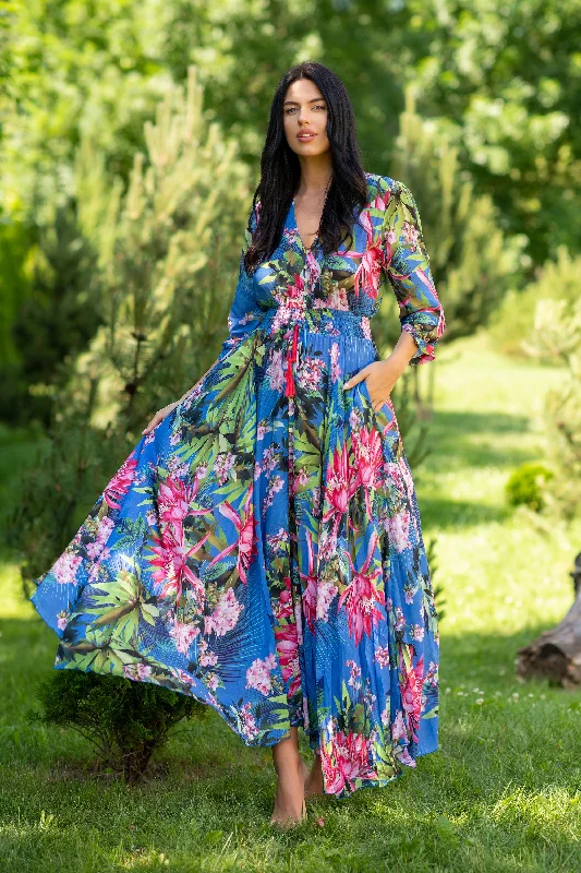 Early Access Isabella Vienna Blue Dress