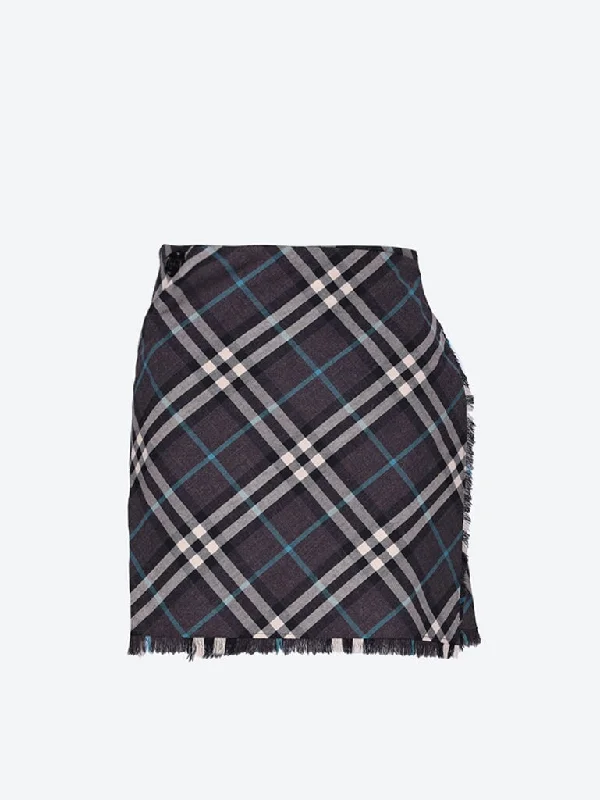Low Prices Check mini skirt