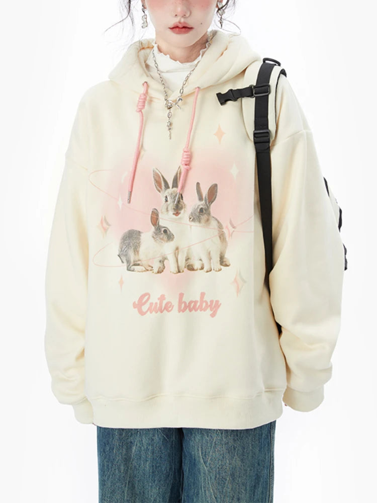 Early Access Znbbw Sweet Print Hoodie Women College Style Vintage Casual Korean Hoodies Female Long Sleeve Loose Chic Warm Coat Autumn 2024 Early Access Znbbw Sweet Print Hoodie Women College Style Vintage Casual Korean Hoodies Female Long Sleeve Loose Chic Warm Coat Autumn 2024