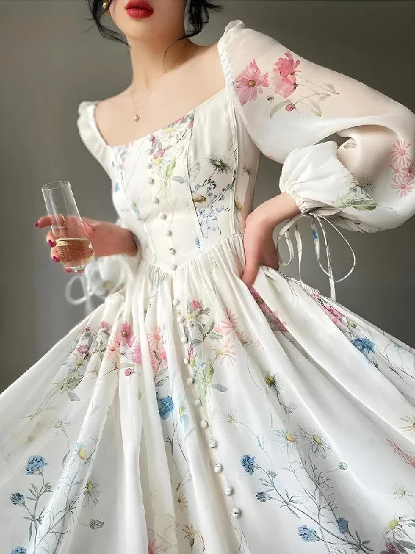 Fantastic Offers Cottagecore Maxi Dress