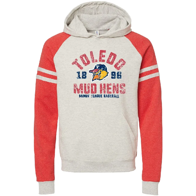 Low Prices Toledo Mud Hens Issues Color Blocked Raglan Hoodie