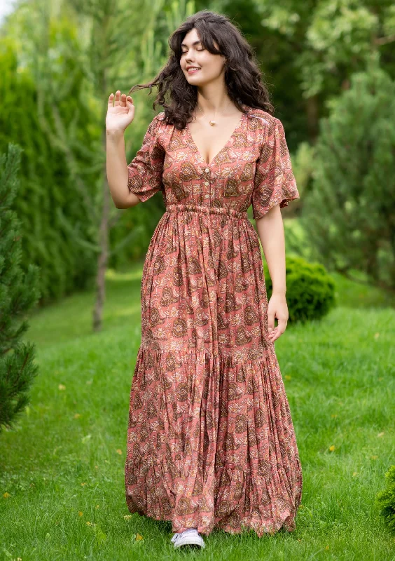 Season Finale Sale Katty Parsley Brown Dress