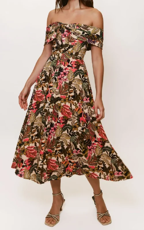 Price Cut Hutch- Chrissa Off The Shoulder Dress