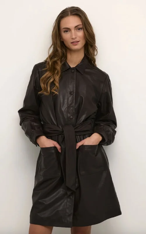 Customer Appreciation Sale Kaffe- Malene Leather Dress