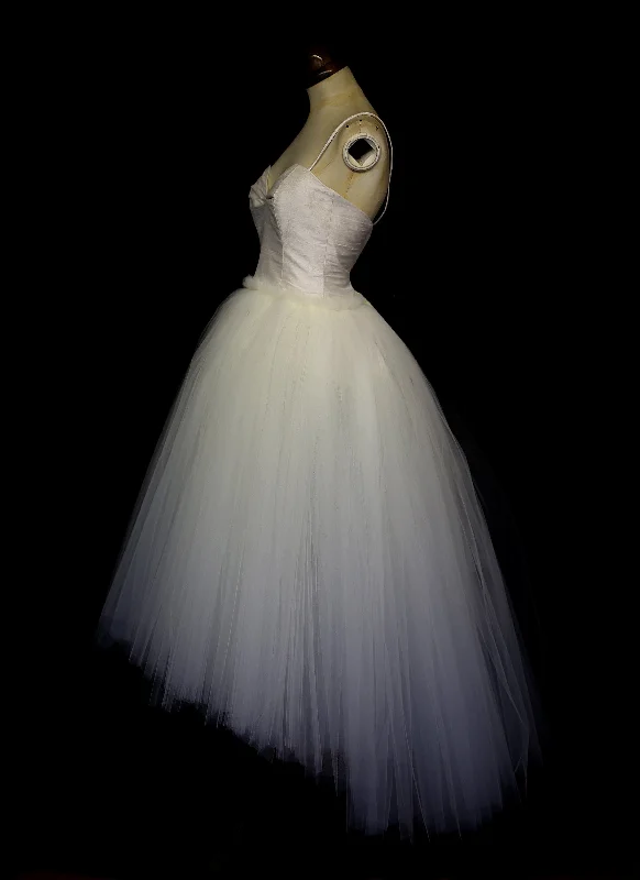 Deal Frenzy Charlotte - Bespoke Tulle Silk Ballerina Wedding Dress