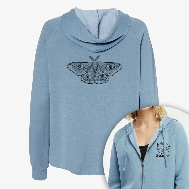 Big Savings Saturnia pavonia - Small Emperor Moth - Women's Cali Wave Zip-Up Sweatshirt Big Savings Saturnia pavonia - Small Emperor Moth - Women's Cali Wave Zip-Up Sweatshirt