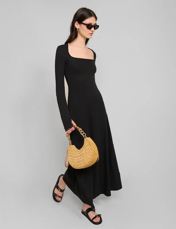 Today’s Deal Black Jersey Maxi Dress