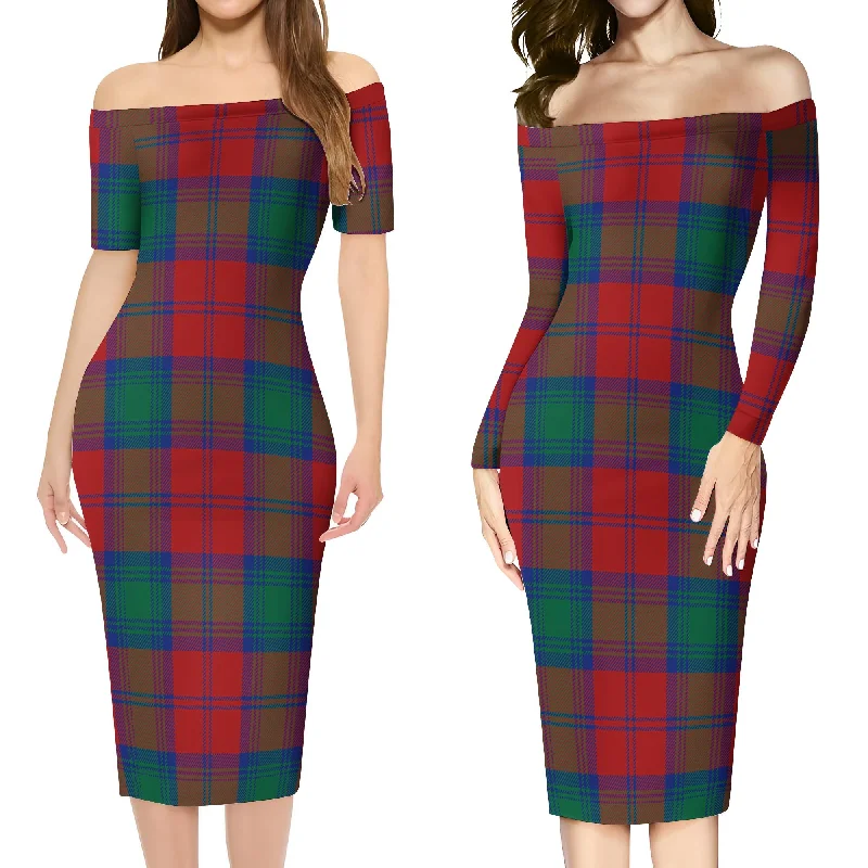 Fantastic Deals Byres (Byses) Tartan Off Shoulder Lady Dress