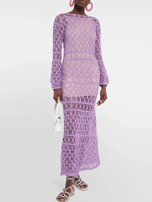 Major Savings Crochet Bianca Boatneck Dress