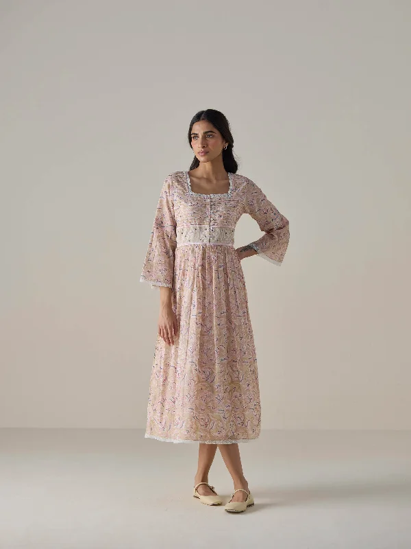 New Markdowns Shifting Sands Chintz Dress