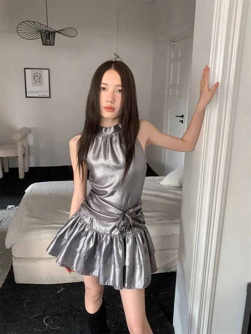 Epic Deals Metallic Mini Dress