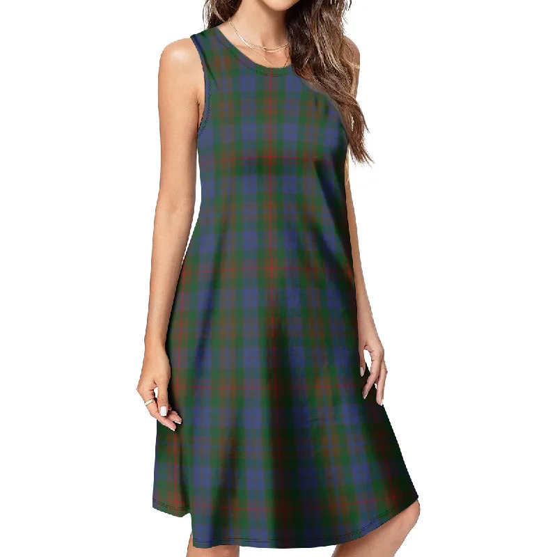 TIME-Limited Offer Buchanan Hunting Tartan Womens Casual Dresses