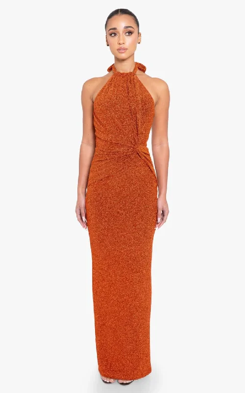 Final Markdown Black Halo - Fina Gown in Radiant Spice