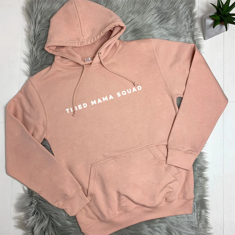 Must-Have Deals Tired Mama Squad Basic Hoodie (MRK X)