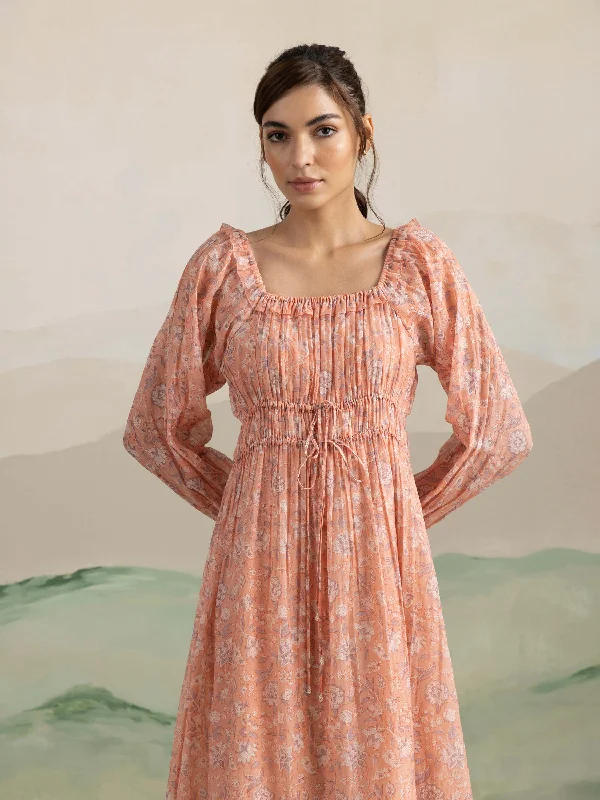 Big Savings Peony Voyager Midi Dress