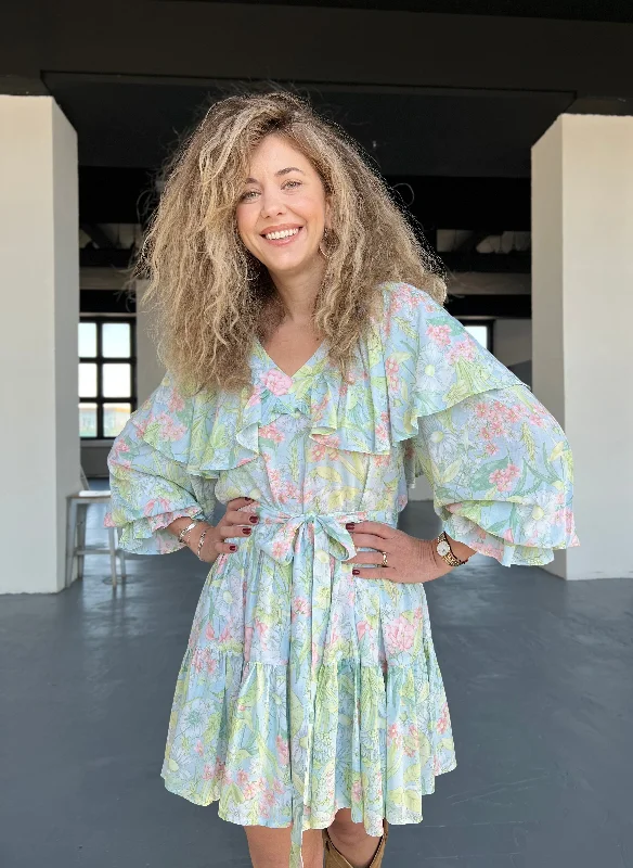 Final Clearance Pastel Spring Mini Dress