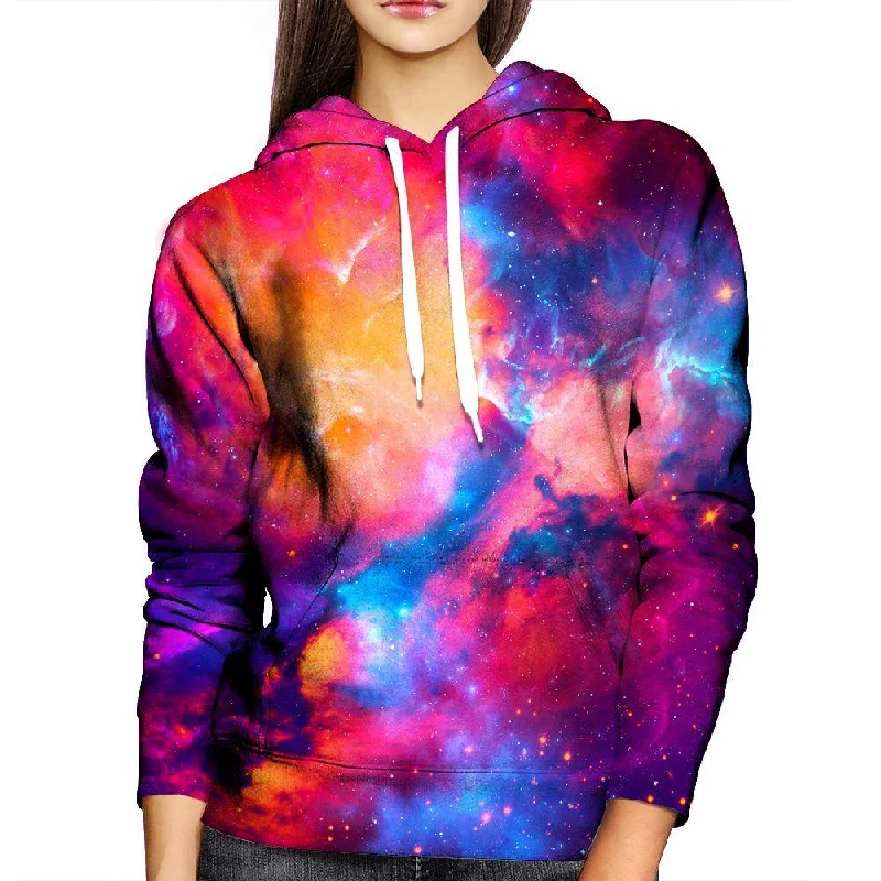 Bonus Savings Glossy Galaxy Womens Hoodie