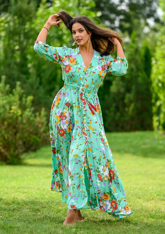 Major Savings Isabella Castle Dalile Flowers Dress