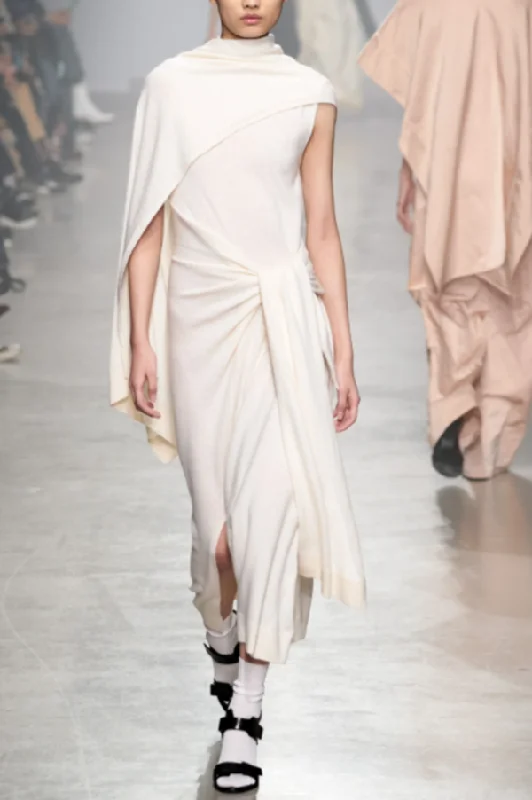 Price Drop KAMAYA Draped Knit Runway Dress