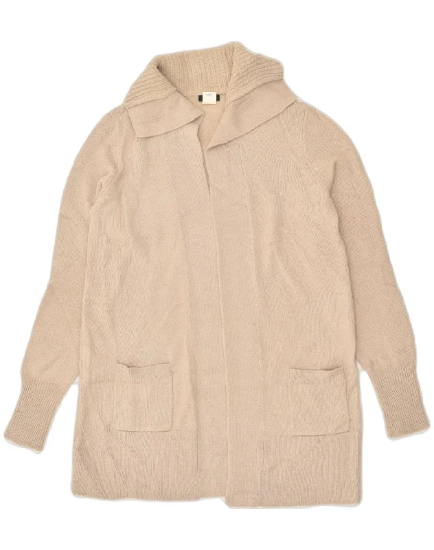 Special Price J. CREW Womens Cardigan Sweater UK 12 Medium Beige Acrylic