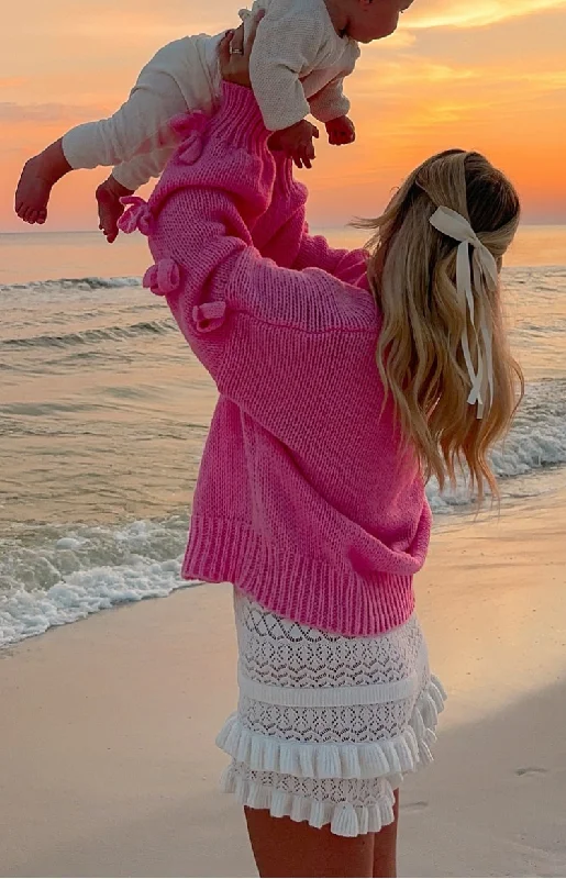 Closeout Short and Sweet Pink Knit Jumper