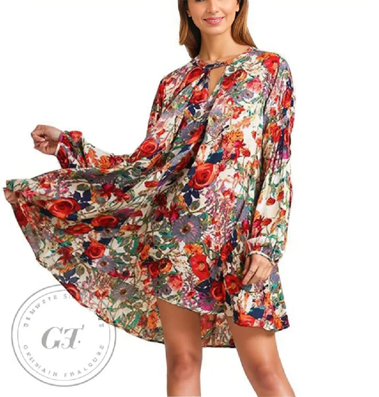 Steals and Deals Summer Floral Boho Dress