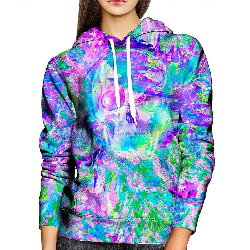 YEAR-End Clearance Translucent Skull Womens Hoodie