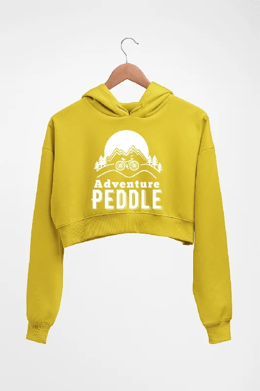 Huge Savings Cycling Adventure Crop HOODIE FOR WOMEN