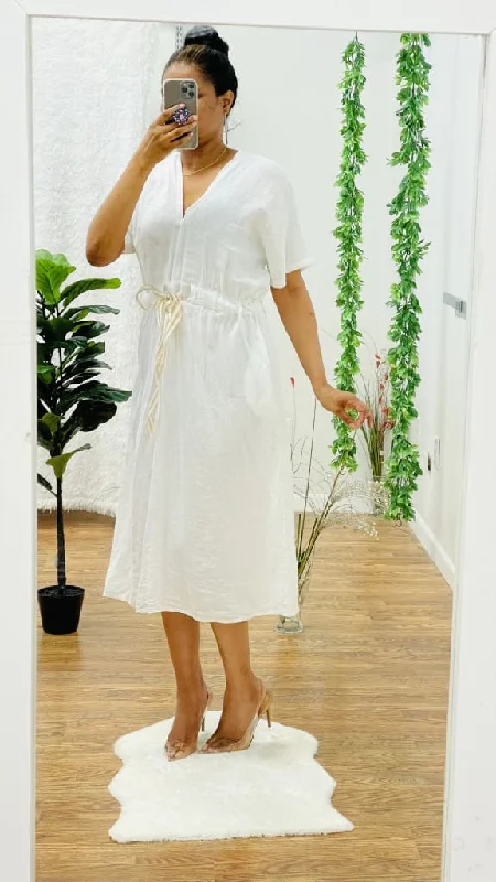Shop and Save Nadi one linen dress