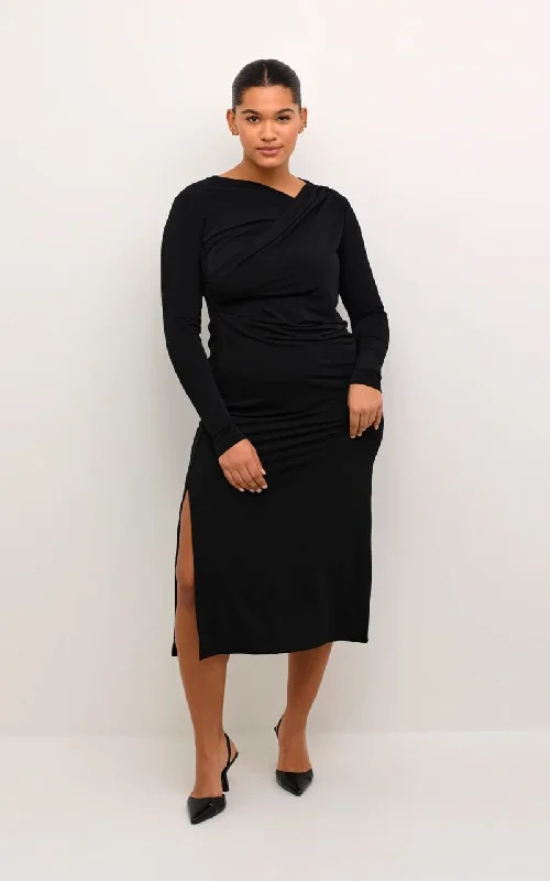 Buy Now Kaffe Curve- Caidi Jersey Dress