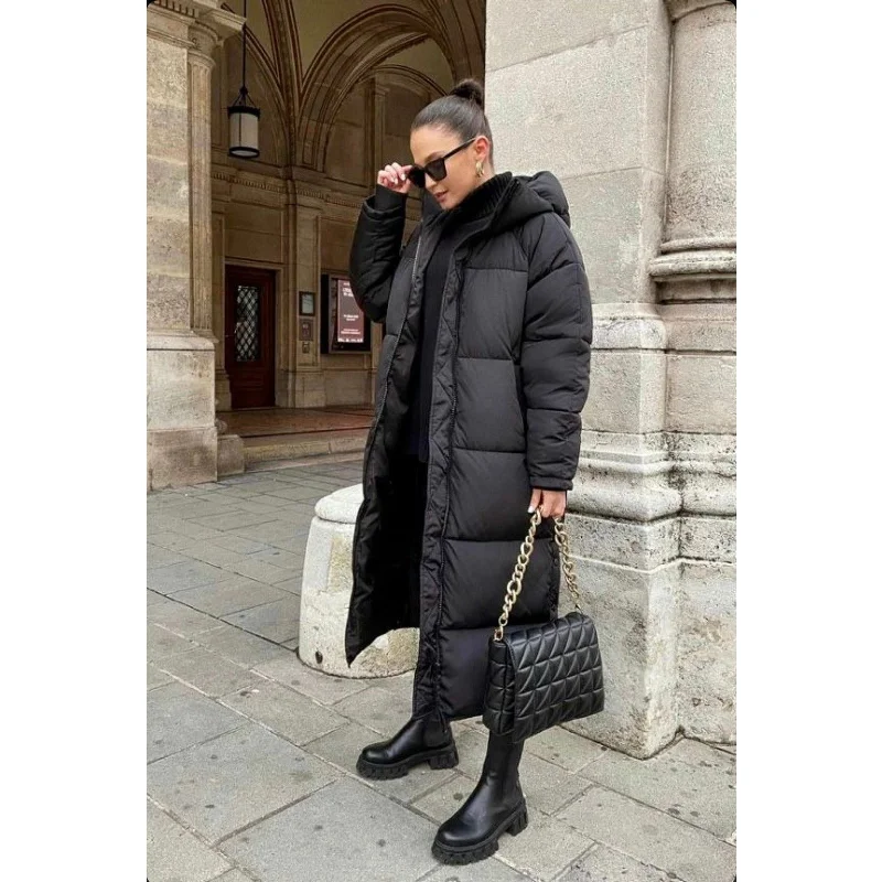 Unbeatable Prices Hooded Long Puffer Jacket