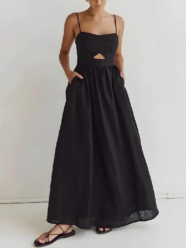 Buy Now Cut Out Slit Maxi Dress