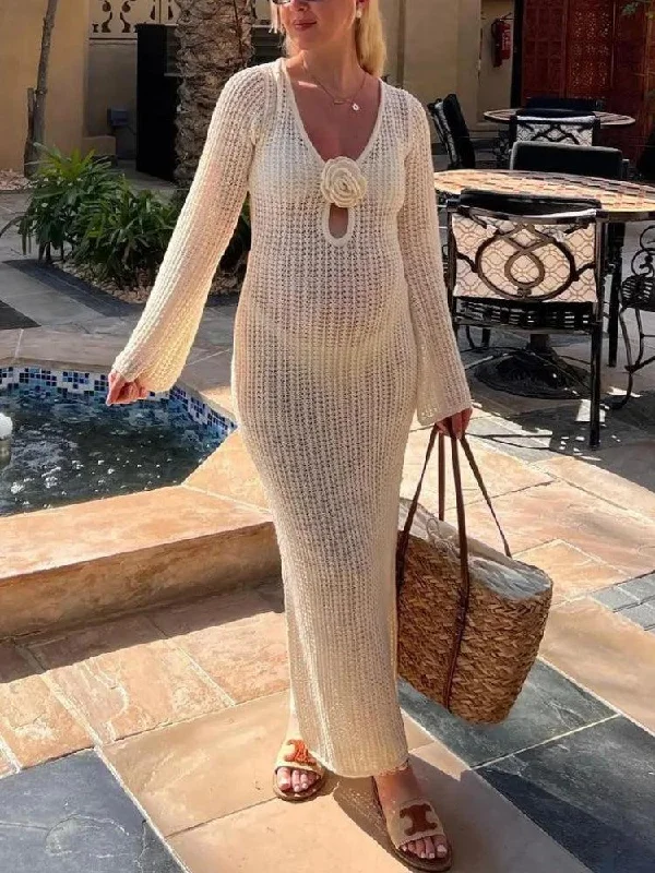 Early Access Crochet Maxi Dress