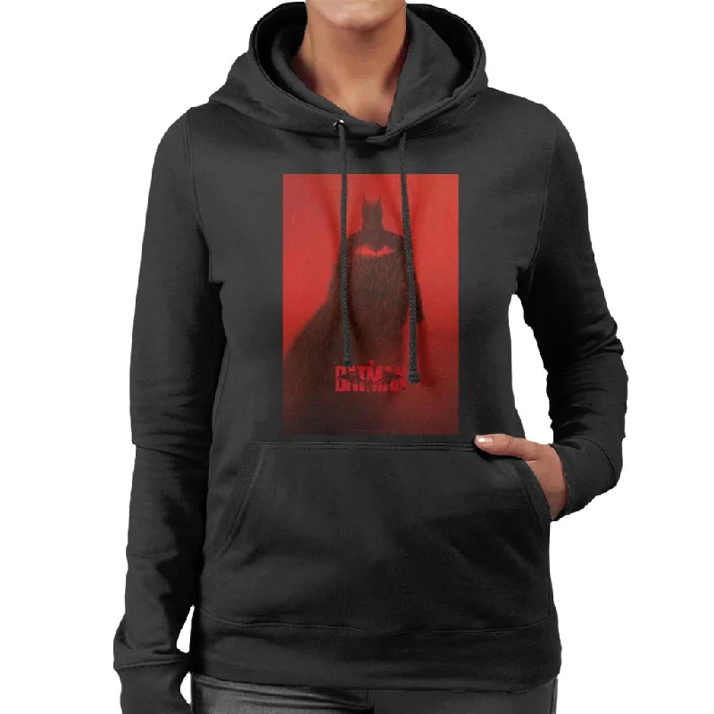 Price Cut The Batman Cinematic Poster Women's Hooded Sweatshirt