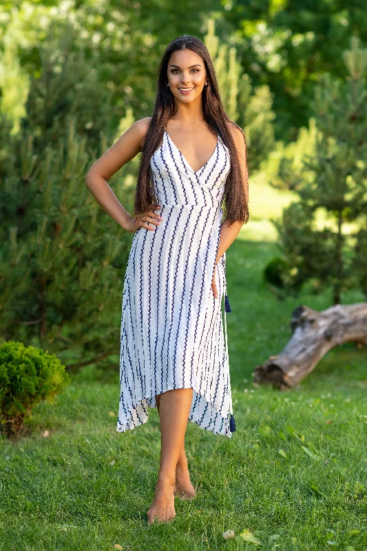 Blowout Sale Cross Back Wrap Lotti Dress